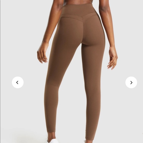 Gymshark, Pants & Jumpsuits, New Whitney Simmons Dandelion Brown High  Rise Leggings